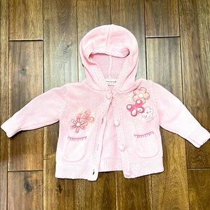 12-18m pink stitch sweater